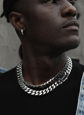 choker短款立体古巴嘻哈风锁骨链