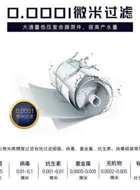 反渗透纯水机净水器滤芯沁涌泉