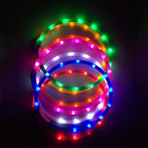 LED Glowing Dog Collar USB Charging Pet Dog Dog Collar Night Lum