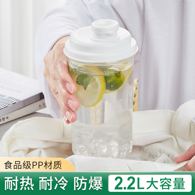 冷淬杯冷水壶冰箱冷藏果汁茶随身便携冷泡瓶凉水壶家用耐高温防摔-图0