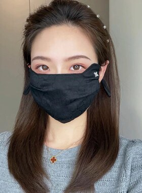 防晒口罩网纱面罩薄款遮阳