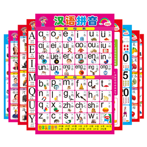 宝宝识字挂图墙画