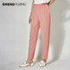 Shengyuzhu official flagship store 2024 season new casual pants for women's pocket shopping mall same slim pencil pants