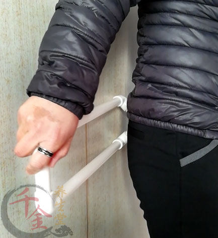 不求人原始点按摩器躺式按推背部腿部点穴按摩棒人工手肘按压工具 - 图2