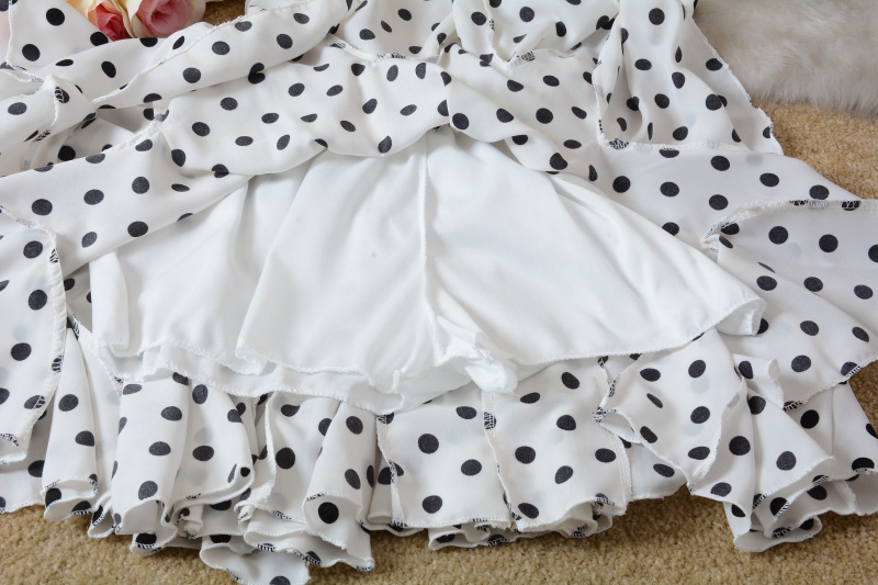 半身裙女2022夏季新款拼接百褶短裙女显瘦蓬蓬裙子大摆防走光 - 图0