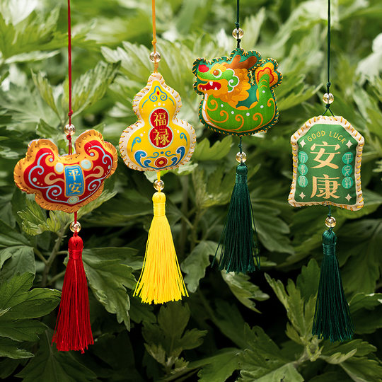 端午节香包香囊diy材料包手工刺绣挂件古风汉服挂饰随身艾草荷包