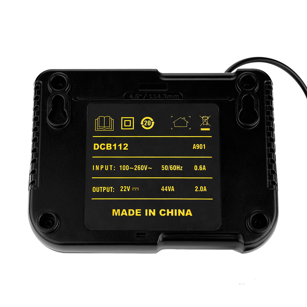 替代Dewal 10.8V-20V锂电池充电器适用于德伟DCB112电动工具配件 - 图1