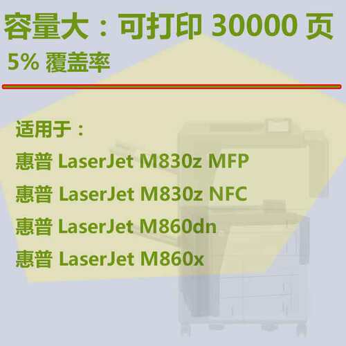 悠品CF325X易加粉硒鼓适用于惠普HP M806dn M830z M830MFC M830NFC墨盒黑白激光打印机M806X+ M806碳粉盒25X - 图3