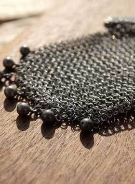 泠语匠造 一个设计精美古董老银香囊