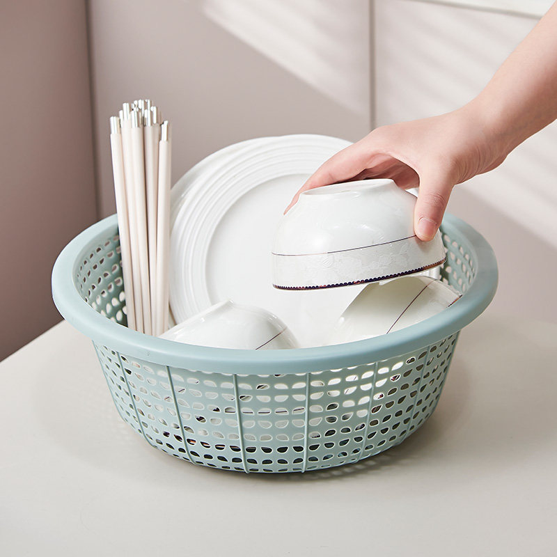 加厚菜篮子洗菜盆沥水篮塑料厨房水果馒头筐镂空洗菜盆馍框家用,淘宝优惠券,粉丝福利购,淘宝优惠卷