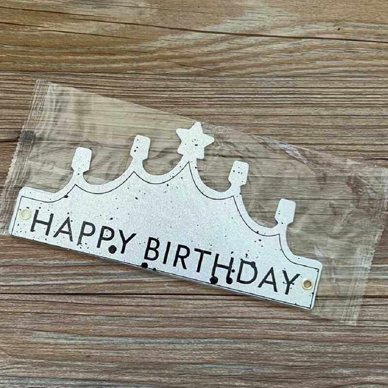 独立包装磨砂折叠皇冠帽子生日帽可折叠儿童成人帽子 - 图2