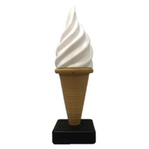 蒂姆超大冰激凌模型/奶茶饮品模具/七彩变色仿真冰淇淋甜筒灯箱 - 图3