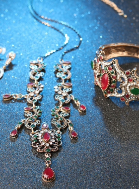 首饰项链手镯印度泰国影楼拍照