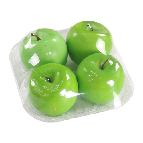一次性四槽水果托盘加厚无盖苹果打包盒塑料水蜜桃包装盒正方形盒-图3