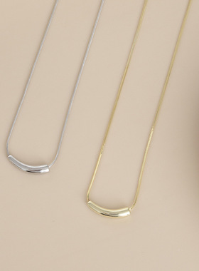 新款S925银韩版水滴锁骨链潮时尚