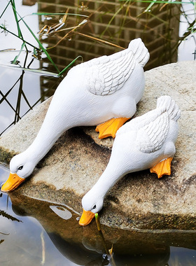 户外庭院装饰公园鱼池造景