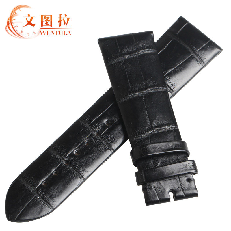 文图拉美洲鳄鱼皮表带代用手表带 尊凡手表配件