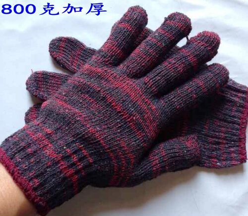 劳保手套加厚耐磨工作机修模具搬运工厂工地防护防滑男棉纱线手套 - 图2