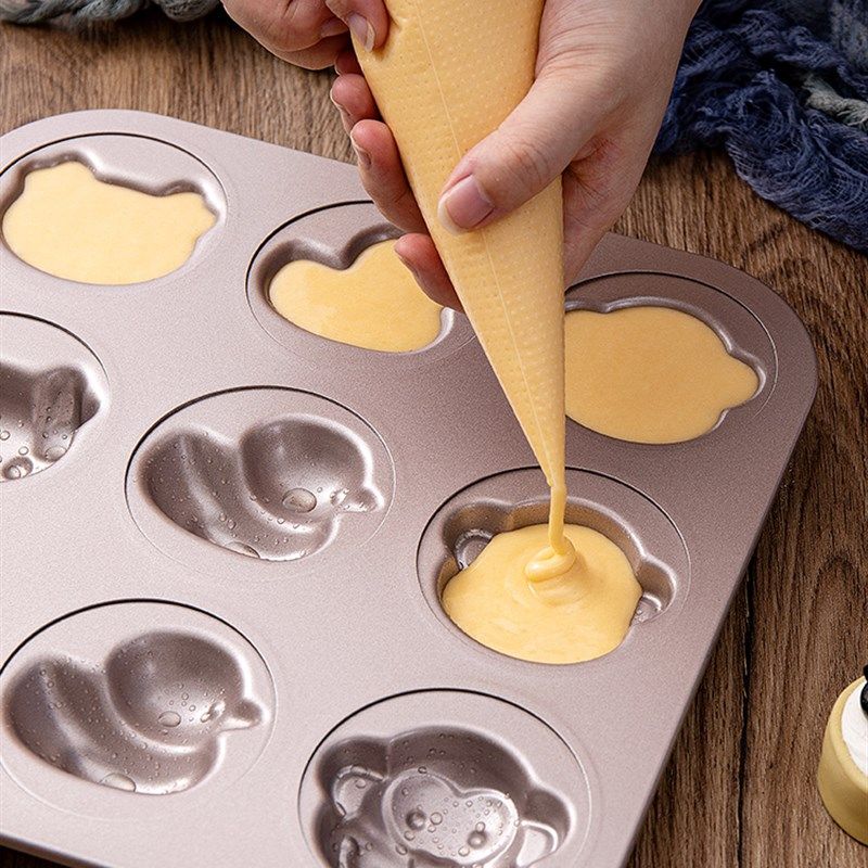 精选卡通12连蛋糕模具麦芬甜甜圈6纸杯9马芬烤箱用DIY烘培小烤盘,淘宝优惠券,粉丝福利购,淘宝优惠卷