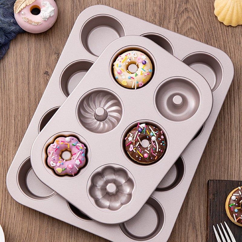精选卡通12连蛋糕模具麦芬甜甜圈6纸杯9马芬烤箱用DIY烘培小烤盘,淘宝优惠券,粉丝福利购,淘宝优惠卷