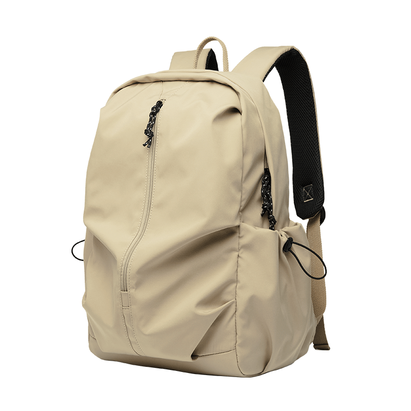 新款休闲男士高中生大学生登山包 墨一双肩背包