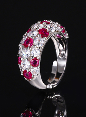 高含量高碳钻轻奢戒指