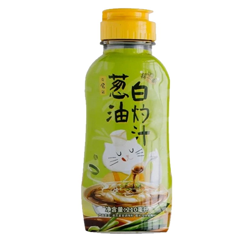 日食记葱油白灼汁210ml*1瓶清蒸鱼调料白灼虾蘸料凉拌菜调味酱油 - 图3