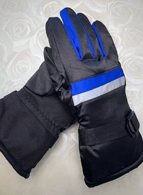 冬季保暖加厚手套骑行骑车摩托车男士防风防寒加绒棉保暖滑雪手套