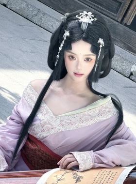 新款古风汉服头饰仿苗银流苏发夹仙女步摇超仙古装战国袍配饰发簪
