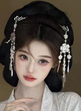 古装花神梅花流苏发簪女