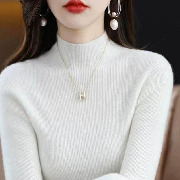 断码清仓2025针织衫女秋冬新款半高领毛衣修身内搭纯色打底衫加厚,淘宝优惠券,粉丝福利购,淘宝优惠卷