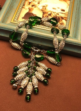 欧玛拉合金圆珠链高级轻奢项链