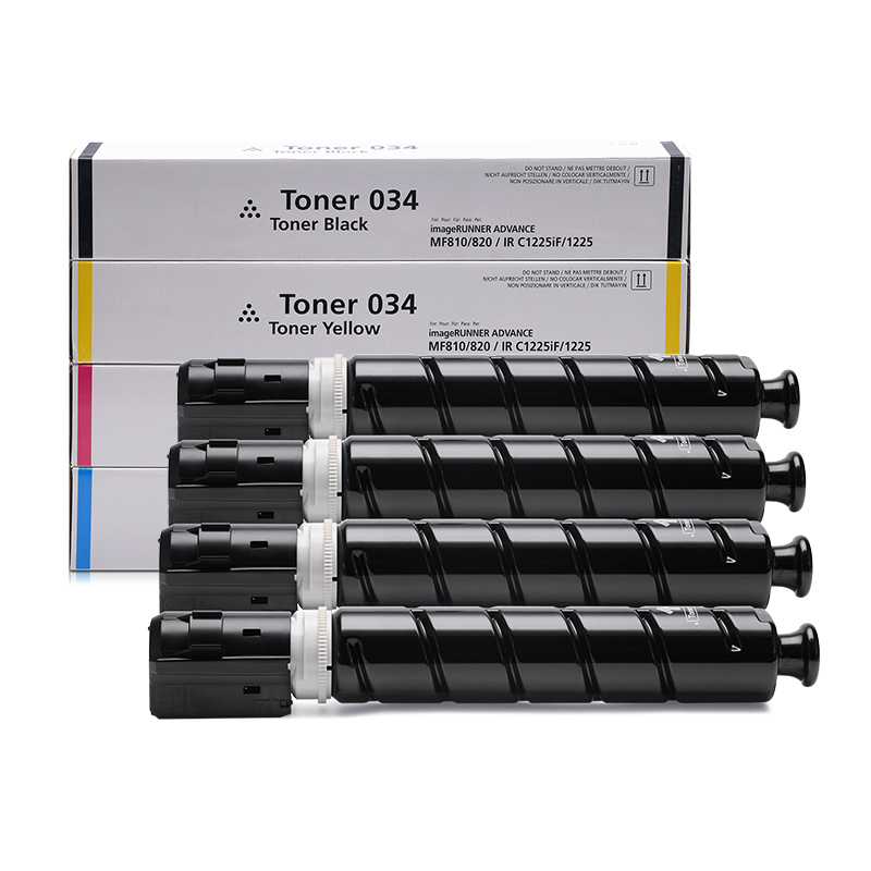 适用佳能MF810Cdn粉盒imageCLASS MP820Cdn碳粉盒IR C1225iF墨盒碳粉C1225彩色复印机复合机墨粉盒CRG034墨粉 - 图0