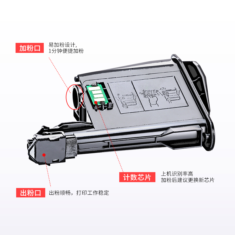 适用京瓷FS1020mfp墨盒TK1113粉盒FS1025MFP 1040 1120MFP打印机1125MFP M1520h硒鼓P1025d 1060DN M1025墨盒-图1