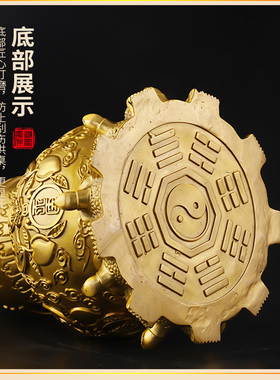 铜天医葫芦客厅化解五黄二黑摆件