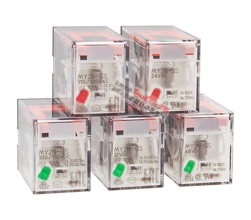 正品欧姆龙OMRON继电器MY2N-D2-CR-GS-J AC DC 12V 24V 110V 220V - 图1