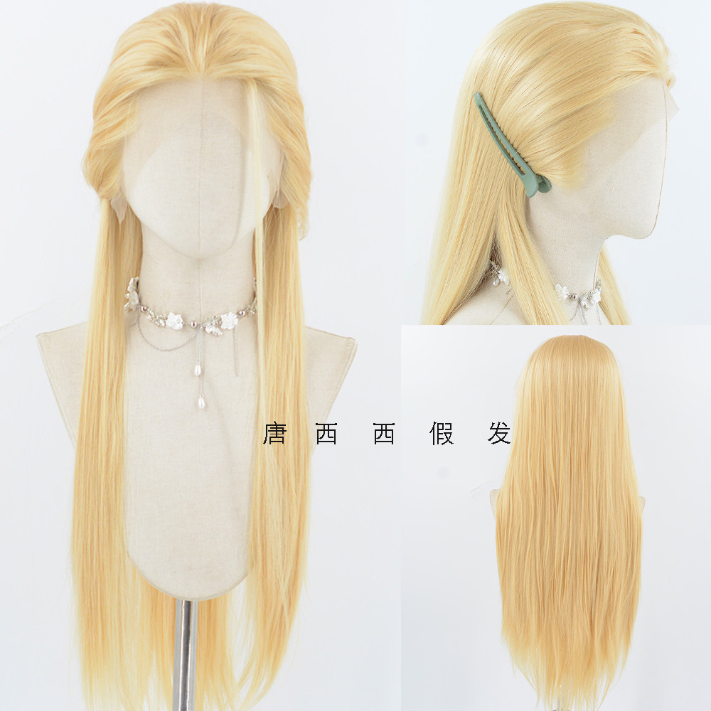 【三尖长直发】30色古风美人尖手钩假发手勾汉服造型cos毛胚假发,淘宝优惠券,粉丝福利购,淘宝优惠卷