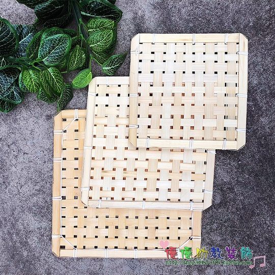 Народное ремесло бамбуковые плетеные ломтики бамбука украшения для детского сада креативный воздушный кулон детская картина фон бамбуковый коврик