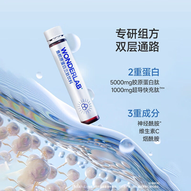 Wanyi Blue Fish Collagen Tripeptide Drink Niacinamide