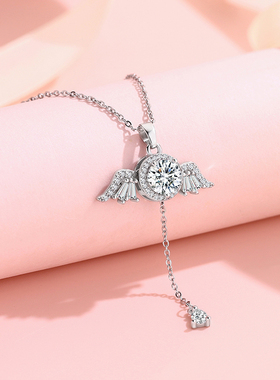 小翅膀会动的银项链~~丘比特之心