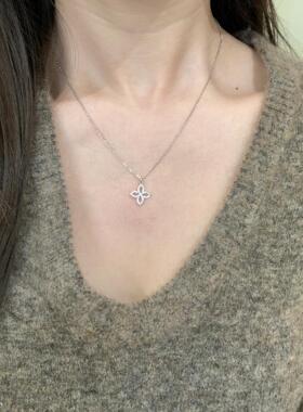 女神的象征「星芒四叶草」项链