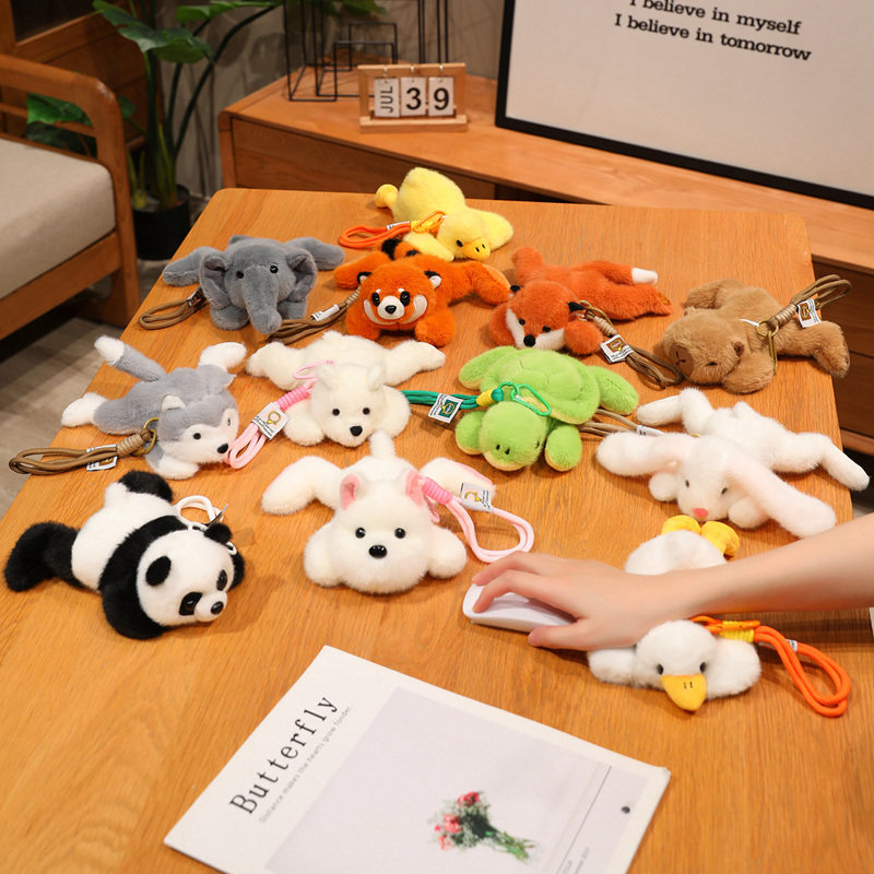 香薰粒子掌中宝可爱乌龟熊猫毛绒桌面手腕护垫钥匙扣儿童书包挂件,淘宝优惠券,粉丝福利购,淘宝优惠卷