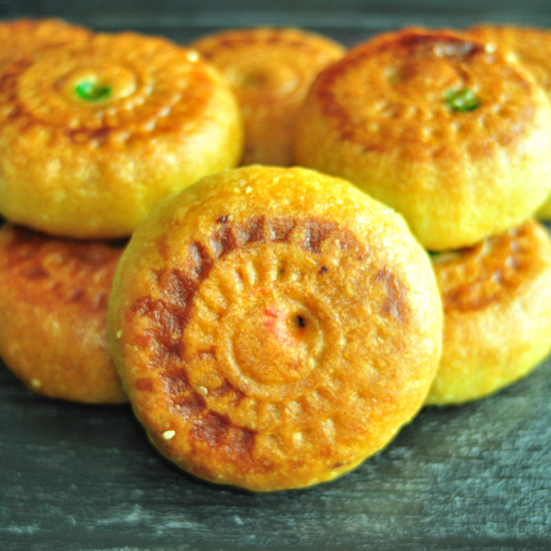 张家口胡麻油月饼老式五仁月饼怀安传统麻油月饼酥皮真空包装包邮,淘宝优惠券,粉丝福利购,淘宝优惠卷