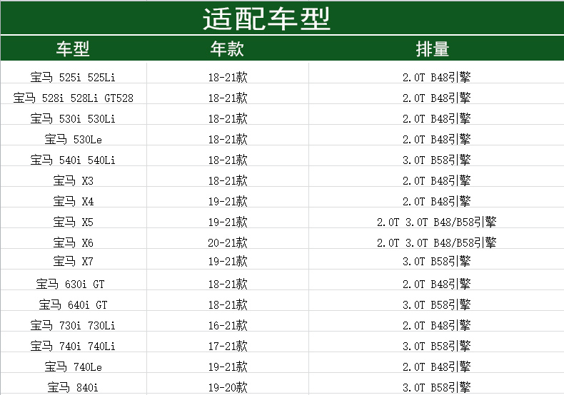 G38宝马新5系528 530 525 i Li 730 X3空气滤芯格GT630曼牌滤清器 - 图1