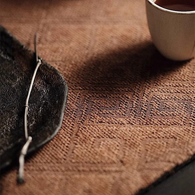 A few mats above tea mat fragrant cloud tash tussah silk jacquard