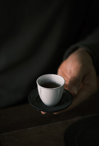 不亦室 一延手作 化妆土茶杯品茗杯闻香杯粉引全手工拉坯陶瓷茶杯 - 图0
