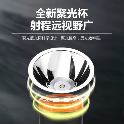 康铭手电筒2026新款强光充电耐家用超亮户外小型便携远射儿童led - 图2