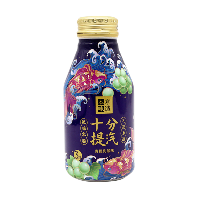 临期 本味寒造 橙柚味百香果凤梨味白桃乳酸味气泡米酒330ml等 - 图0