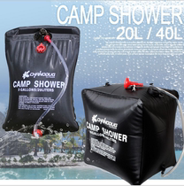 Outdoor Shower Bag Camping non-toxic and environmentally friendly bath bag with spray head 40L shampoo bath solar-powered hot water bag