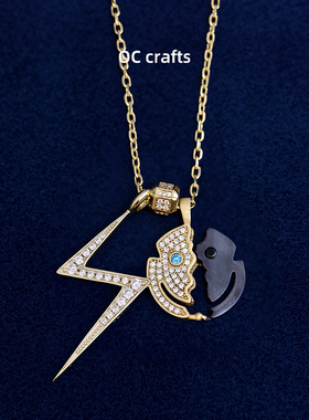 分裂笑脸吊坠EYEFUNNY快乐留一半